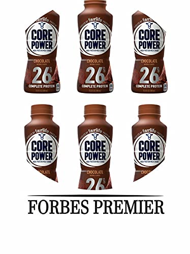 Chocolate High Protein Milk Shake, 14 fl oz, 42 gm, Pack of 6 Bottles X2909