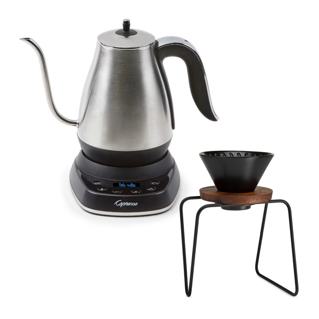 40 oz Stainless Steel Pour-Over Kettle with Coffee Maker P1516