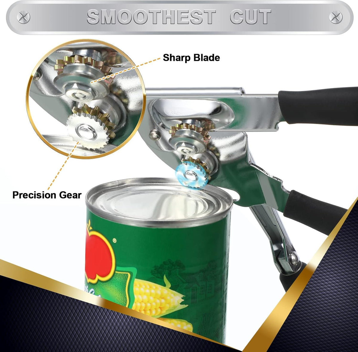 Stainless Steel Manual Can Opener Q2633