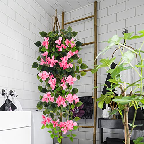 UV Resistant Artificial Bougainvillea Hanging Plant M7289