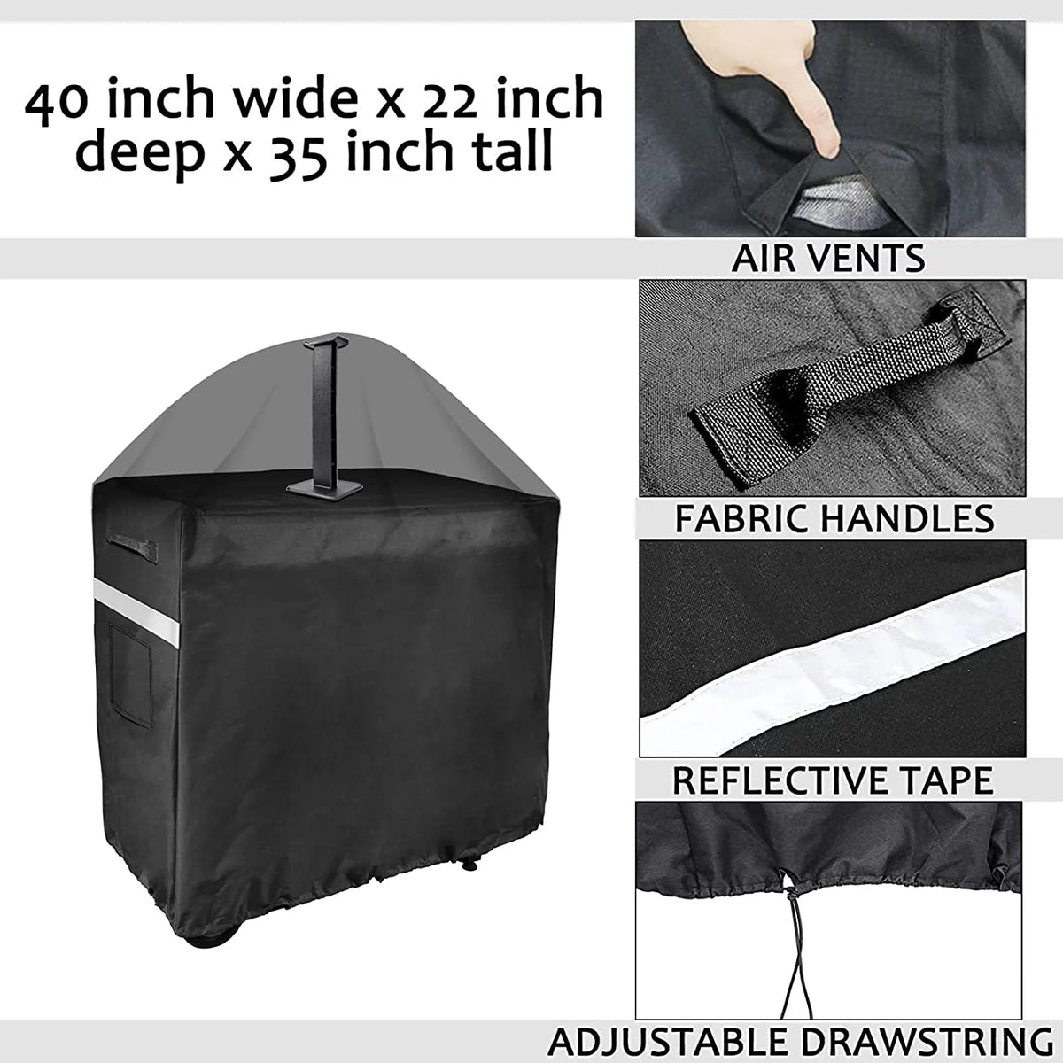 Grill Cover for Flat Top Grill and Griddle H32823