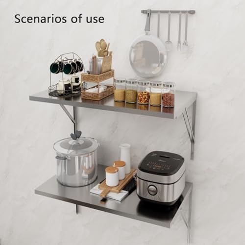 Wall Mounted Folding Table in Stainless Steel Q111