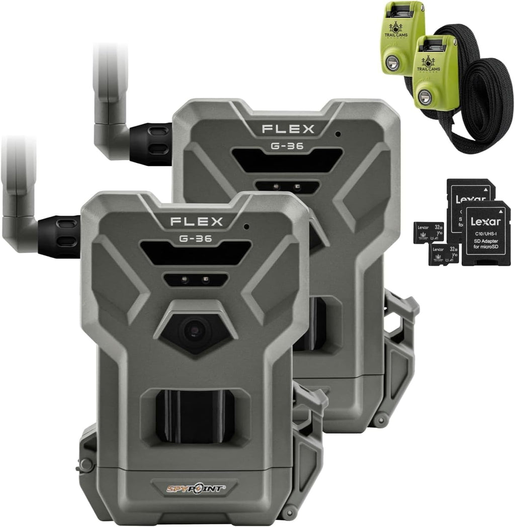 Twin Pack Cellular Trail Camera with 36MP Photos and 1080p Videos Y85146