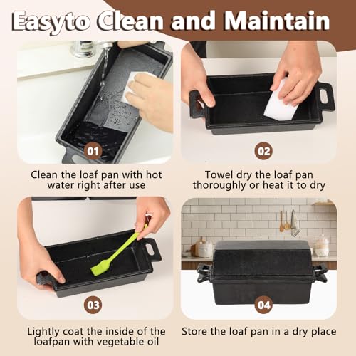 Cast Iron Loaf Pan with Lid Y5172