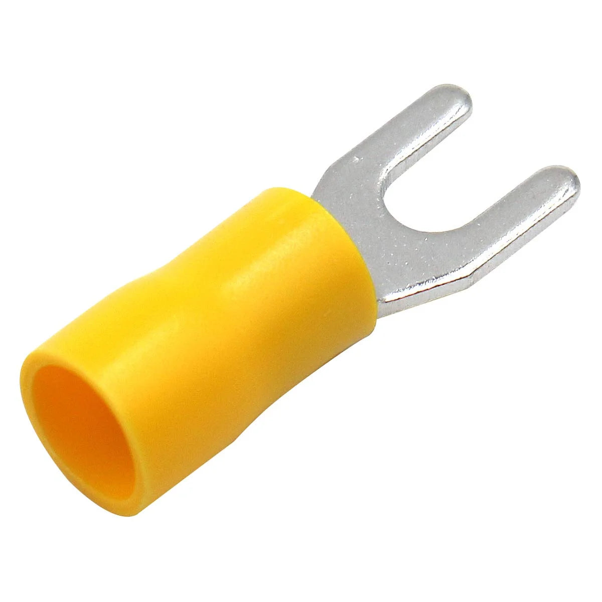 Insulated Fork Spade Wire Connector Electrical Crimp Terminal SV5.5-4 12-10 AWG Pack of 100 B6173
