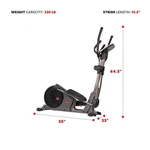 Programmable 16 Electro-Magnetic Elliptical Cross Trainer Exercise Machine M904523