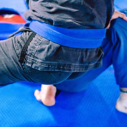 1" Thick EVA Interlocking Foam Gym Flooring Mat, Black (24 Sq Ft) O970102