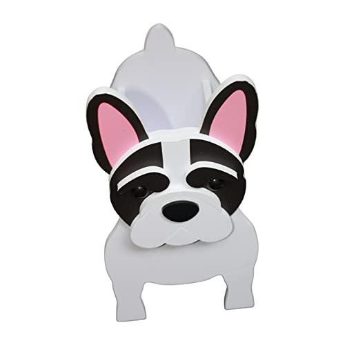 White Small French Bulldog Planter L4814