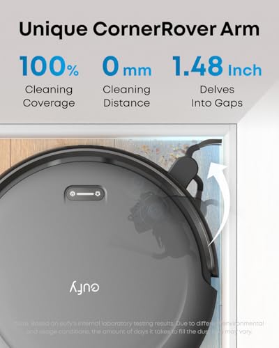 Robot Vacuum with Self Emptying, 2.85-Inch Slim Design W287861