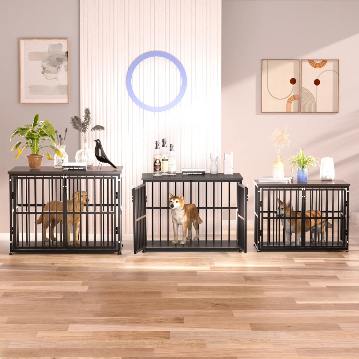 48Inch Heavy Duty Wooden Dog Crate T499686