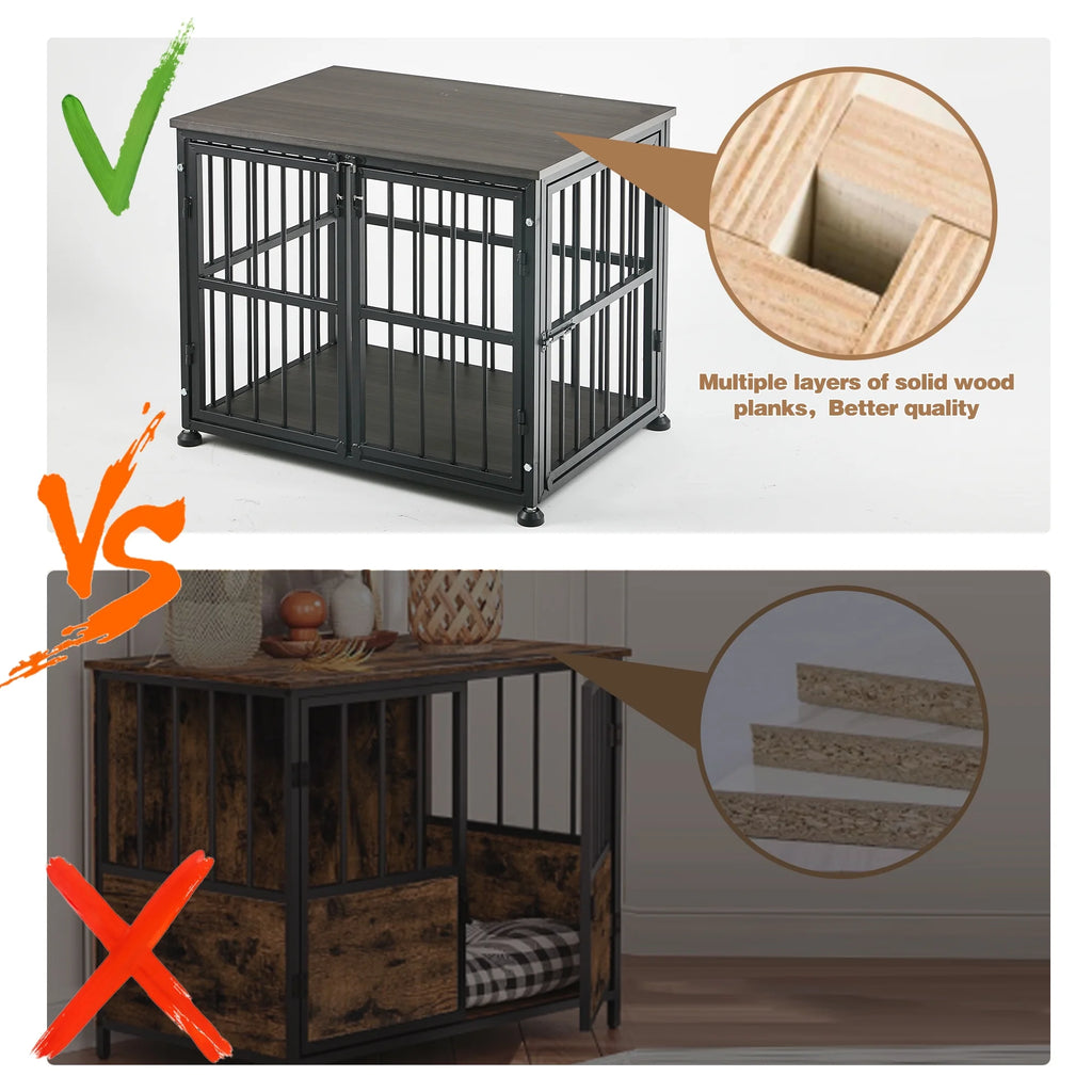 48Inch Heavy Duty Wooden Dog Crate T499686