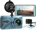720P HD Dual Dash Cam with Night Vision and 4 inch LCD Display S5210