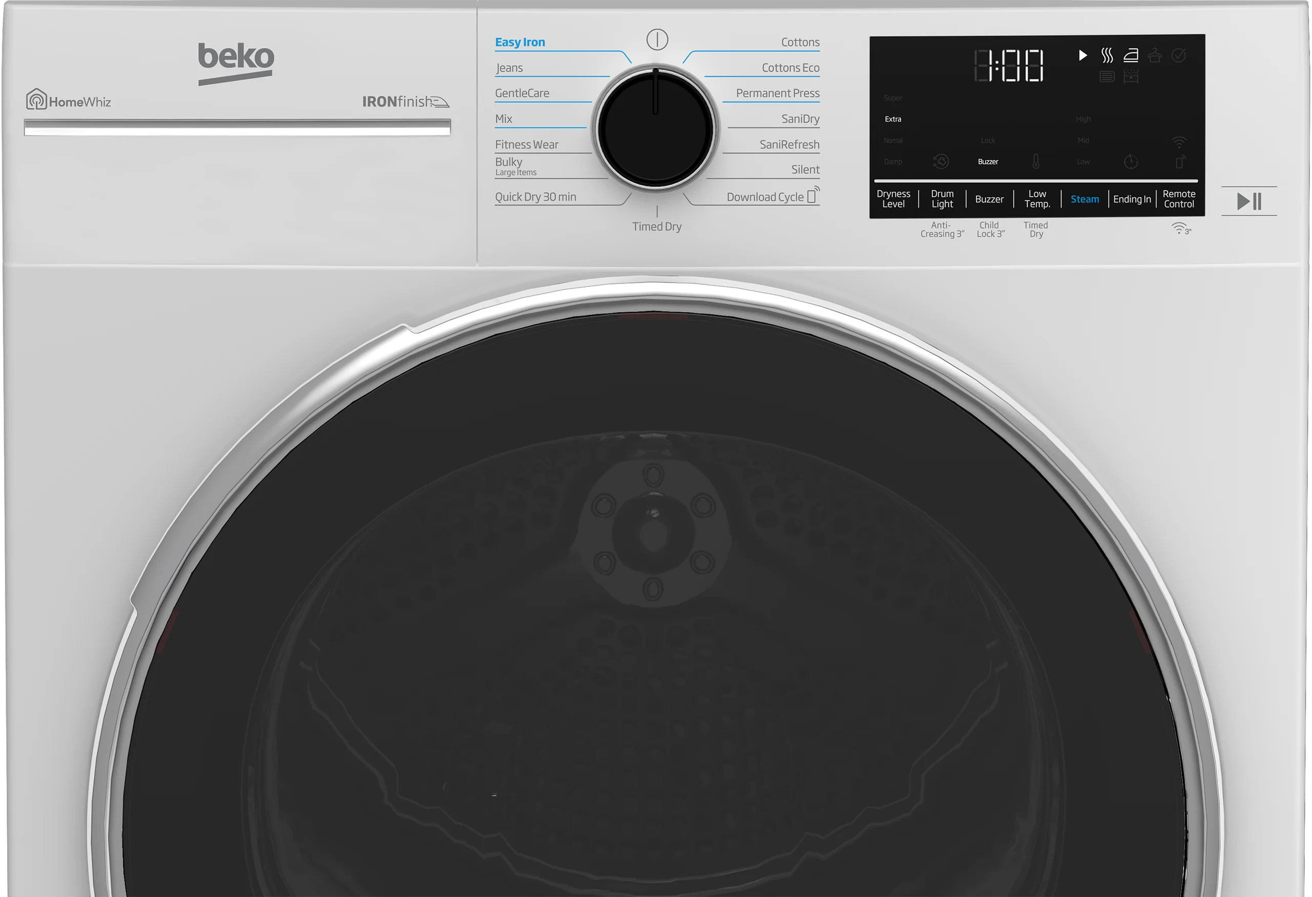 White Front Load Electric Dryer S73867