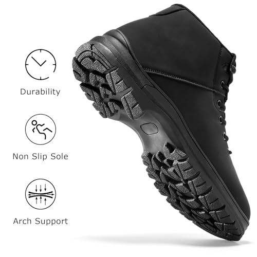 Mens Lightweight Water Resistant Mid Ankle Hiking Boots D110886