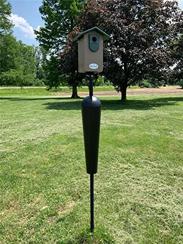Bird Feeder Mounting Pole with Baffle K664203