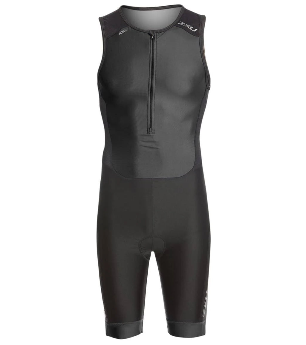 Black Front Zip Trisuit M7705