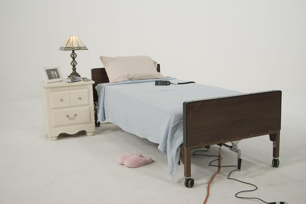 Semi Electric Hospital Bed with Half Rails T940786