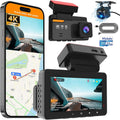 4K Dash Cam Front and Rear with WiFi & GPS H376