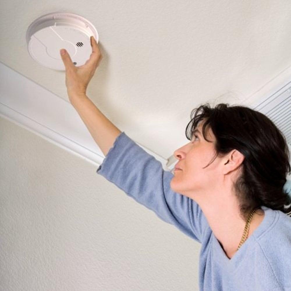 120V AC Wire-In Smoke Alarm with Battery Backup O791