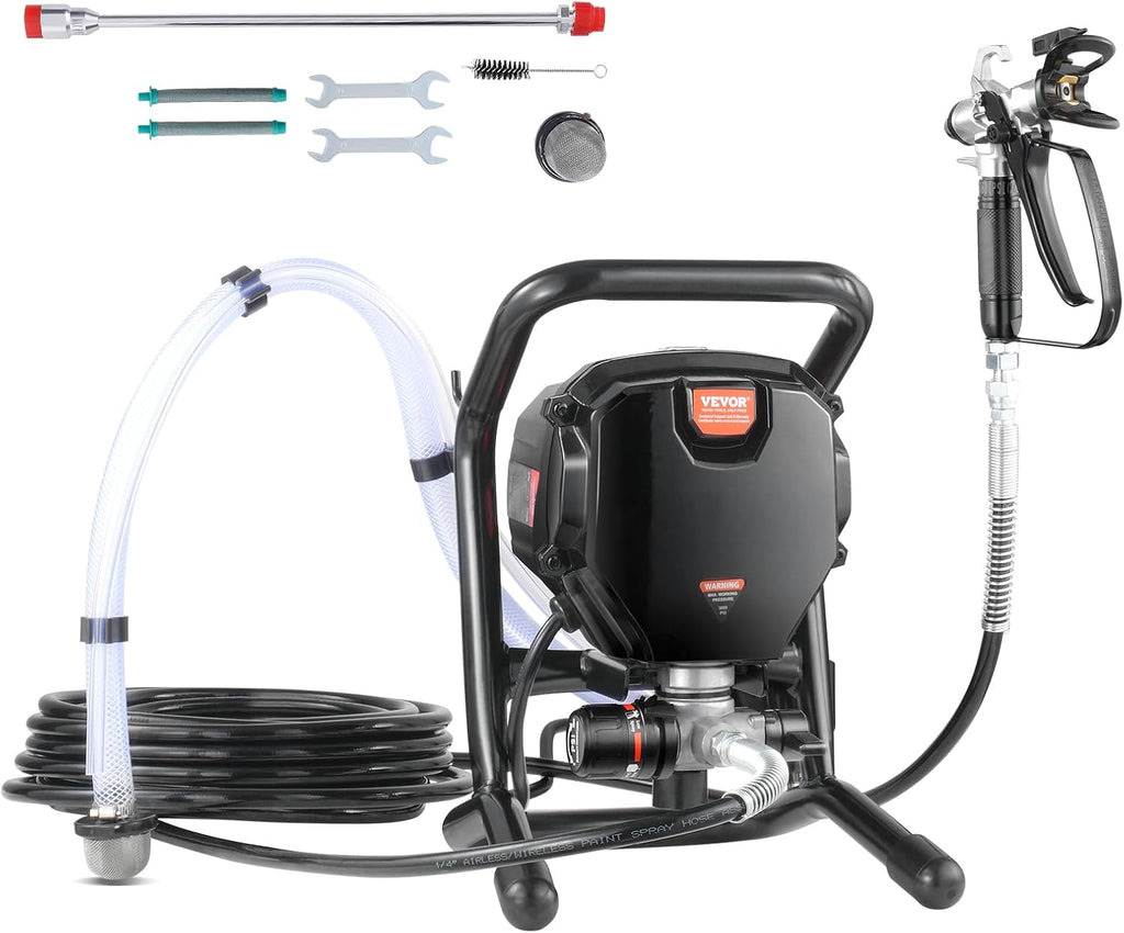 Stand Airless Paint Sprayer, 3000PSI 750W Electric Airless Sprayer E10297