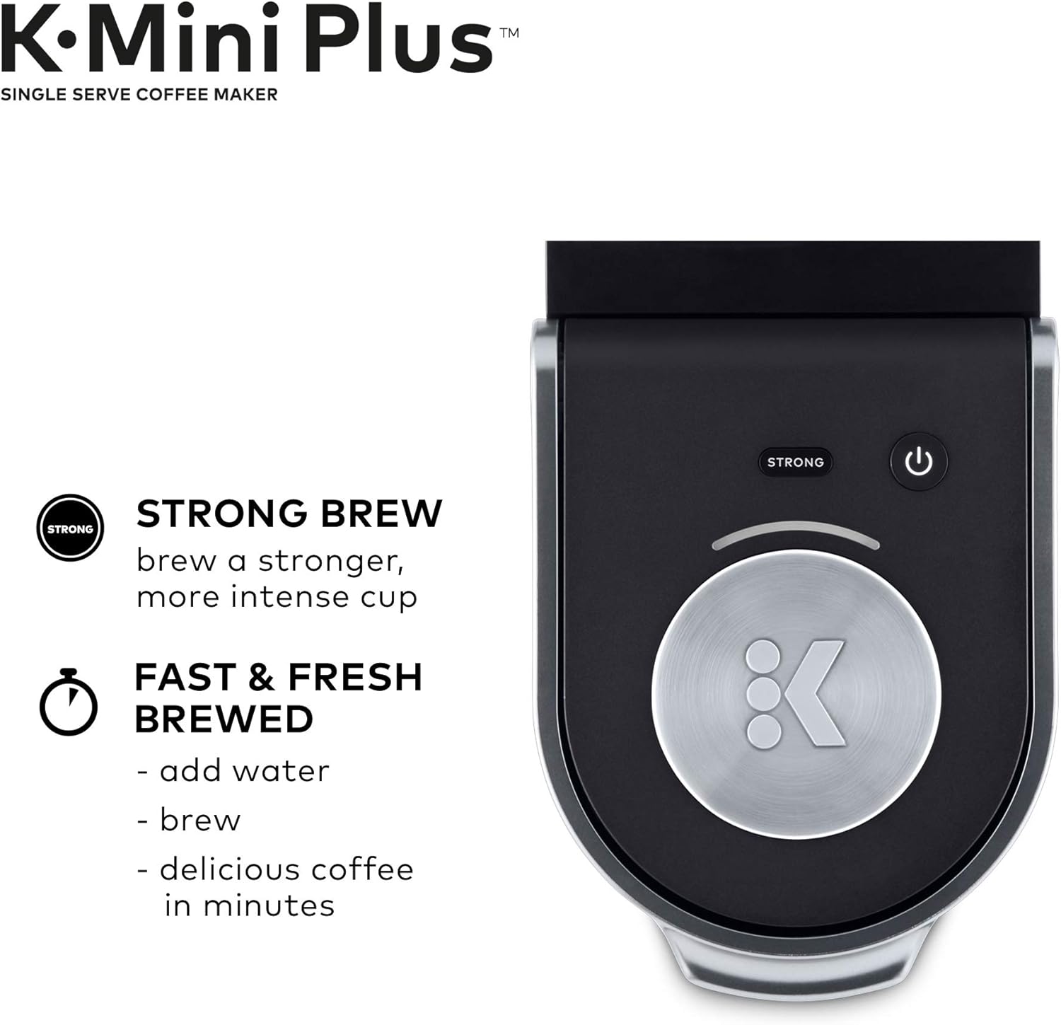 Single Serve K-Cup Pod Coffee Maker with Travel Mug E9662