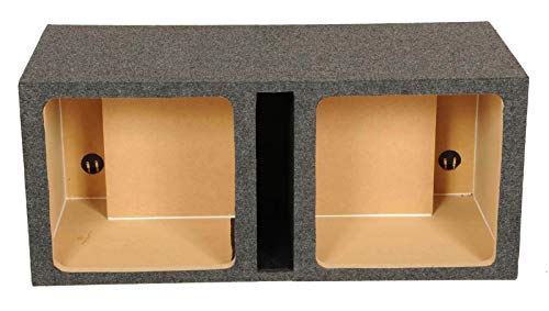 15" Dual Vented Square Subwoofer Enclosure Box E6841
