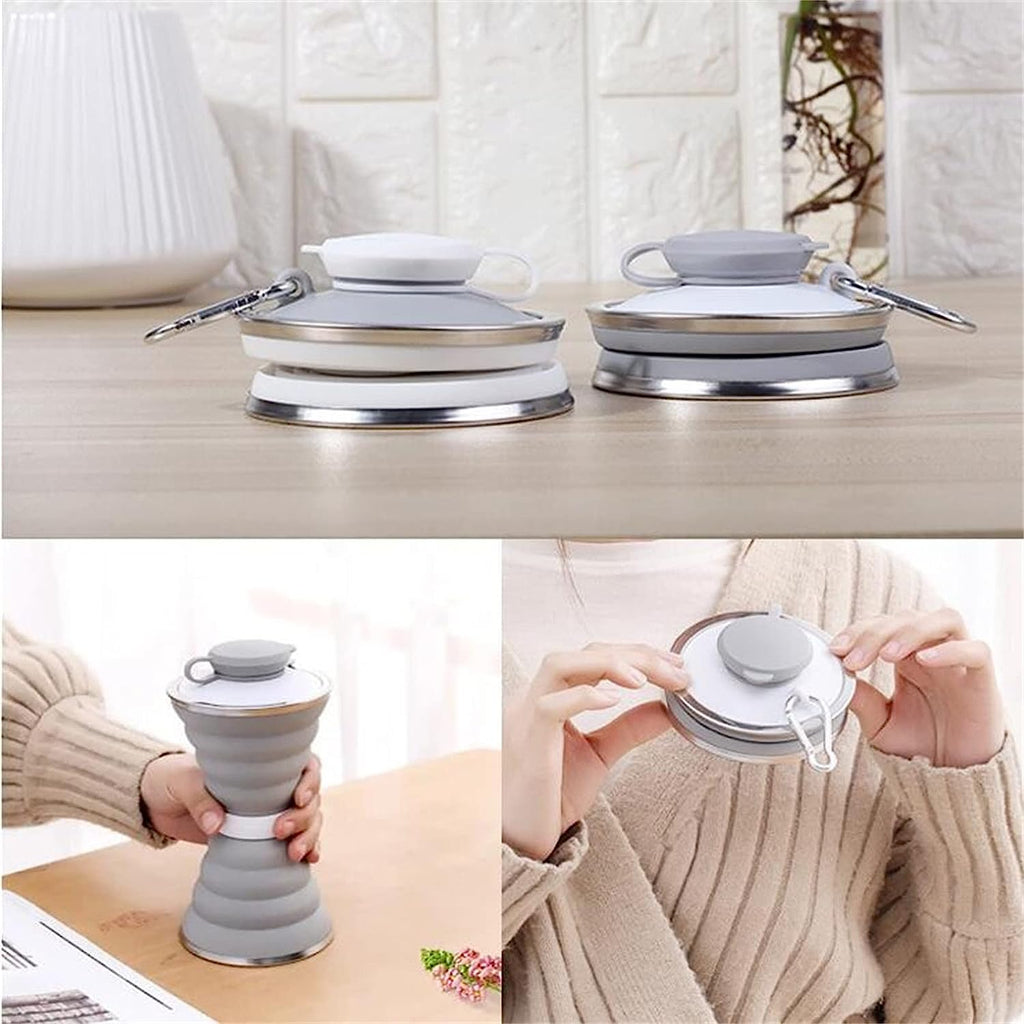 Foldable Silicone Water Bottle J66303