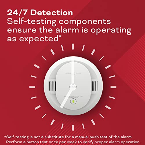 AA Battery Powered Smoke & Carbon Monoxide Detector, 2 Pack P671
