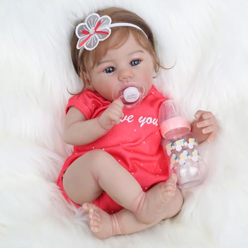 18 Inch Lifelike Reborn Baby Doll with Soft Weighted Body N523