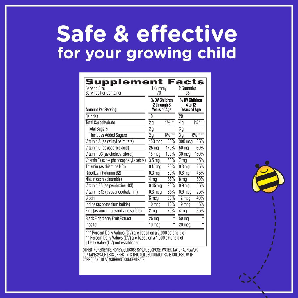 70 Count Kids Multivitamin Gummies F361771
