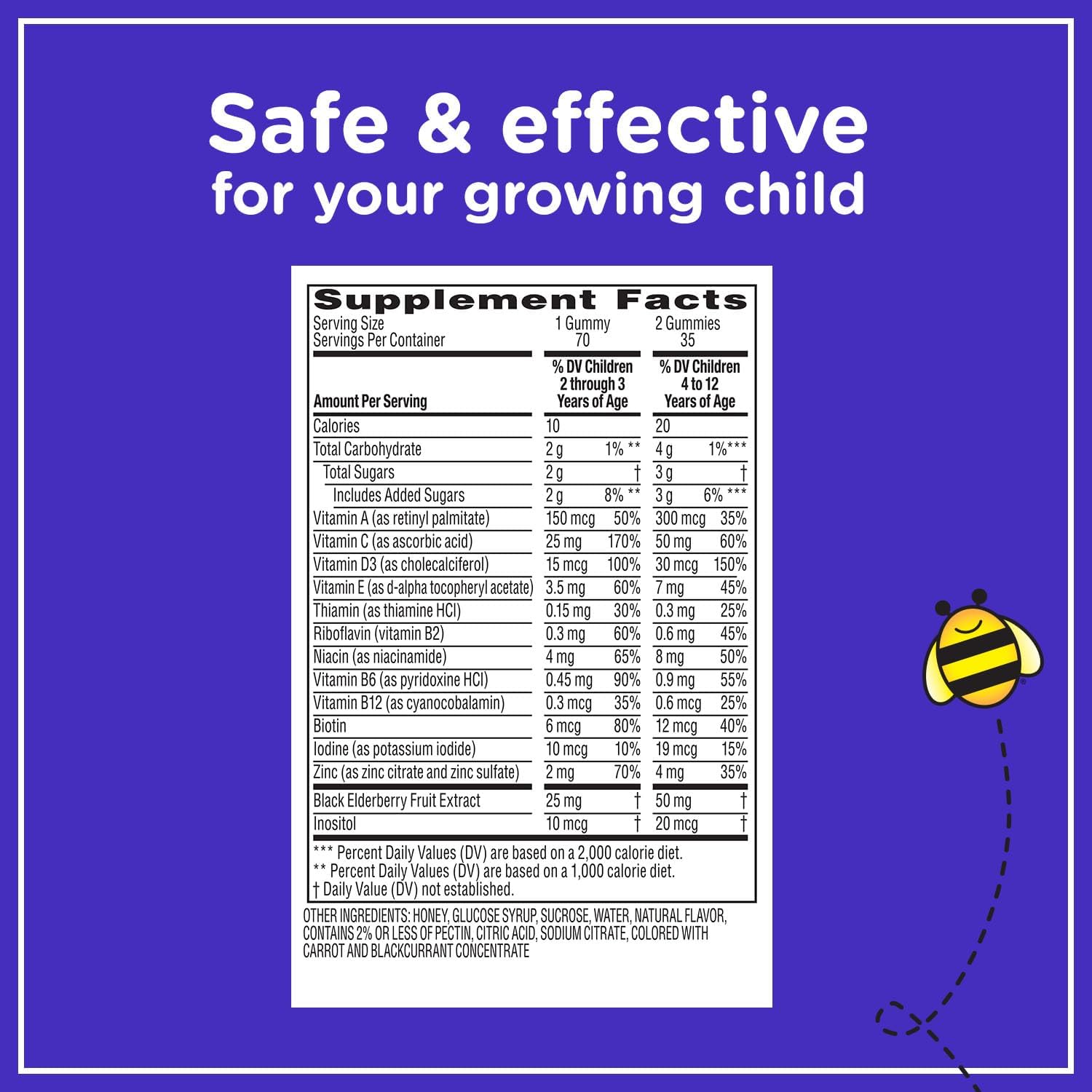70 Count Kids Multivitamin Gummies F361771