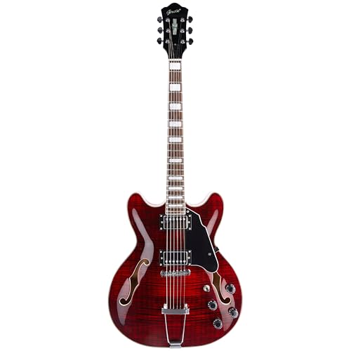 Black Semi-Hollow Body Electric Guitar S90771