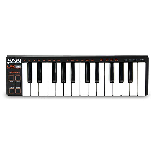USB MIDI Keyboard Controller with 25 Velocity-Sensitive Keys L323