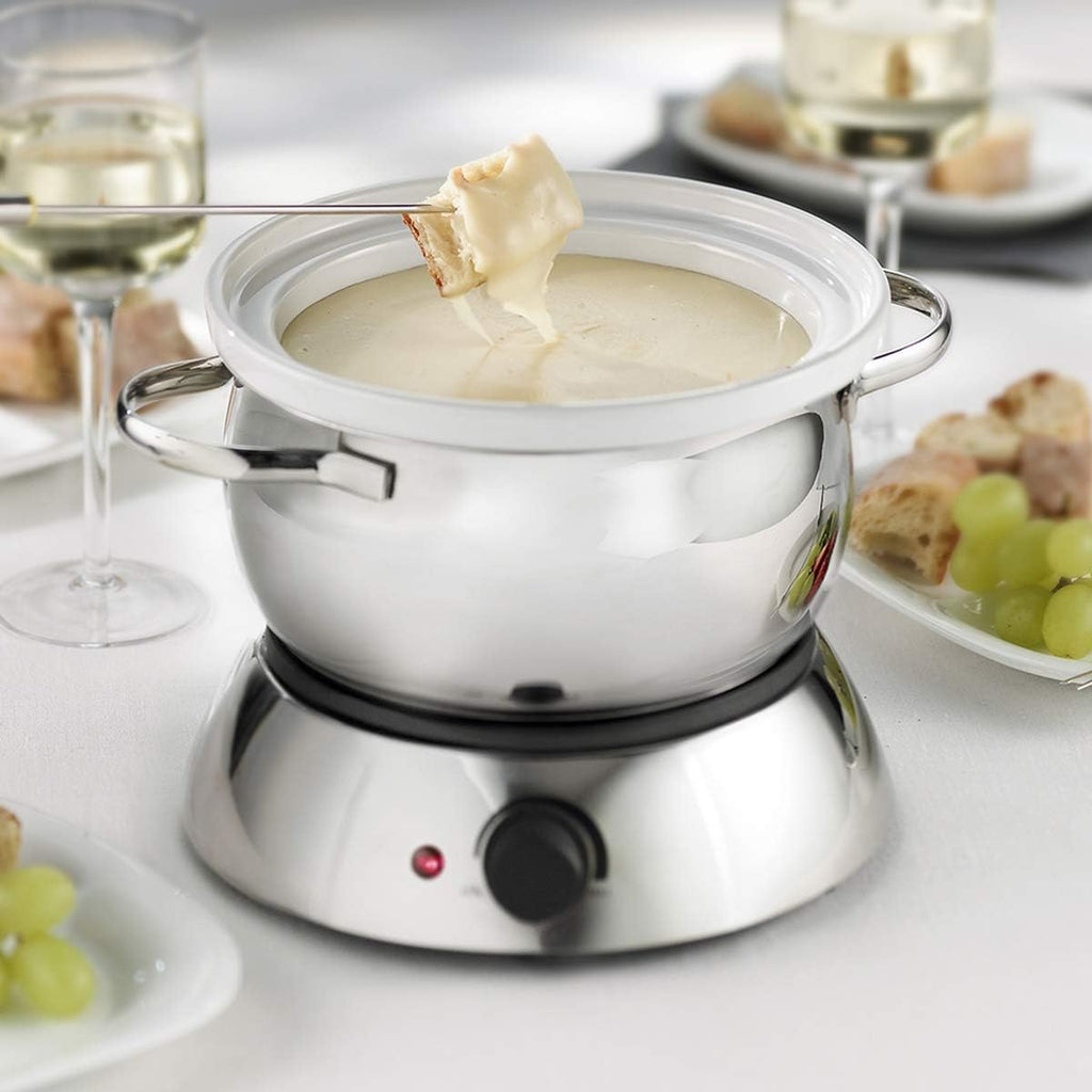 3-in-1 Electric Fondue Set, 81 Ounce, Silver A2276