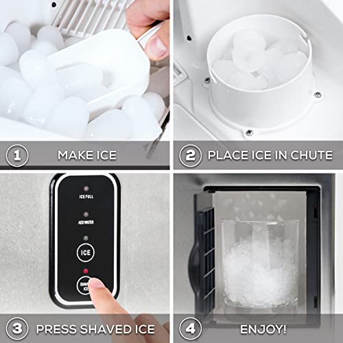 Stainless Steel Electric Countertop Ice Maker Machine W9489