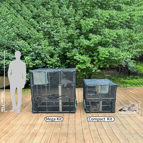 Catio Outdoor Cat Enclosure, Mega Kit W879