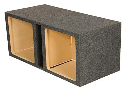 15" Dual Vented Square Subwoofer Enclosure Box E6841