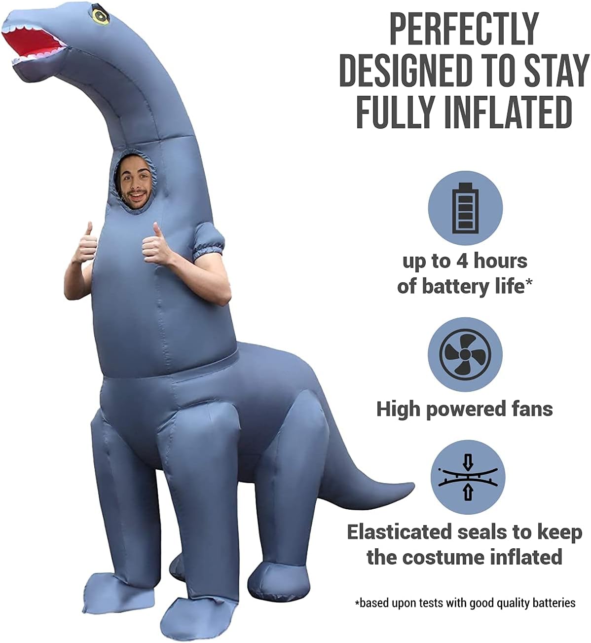 Inflatable Dinosaur Costume Adult A958