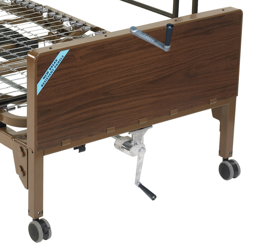 Semi Electric Hospital Bed with Half Rails T940786