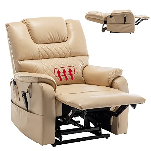 Yellow Heavy Duty Electric Recliner Lift Chair B686