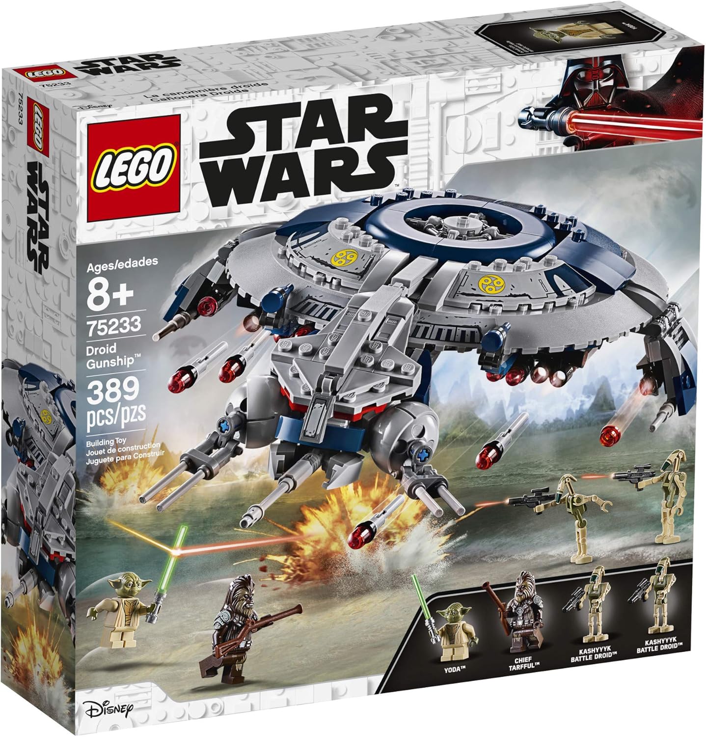 Star Wars Droid Gunship Building Kit (329 Pieces) N89023