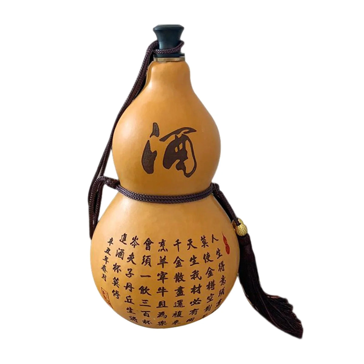 Portable Gourd Water Bottle Calabash Kettle Teapot W175800