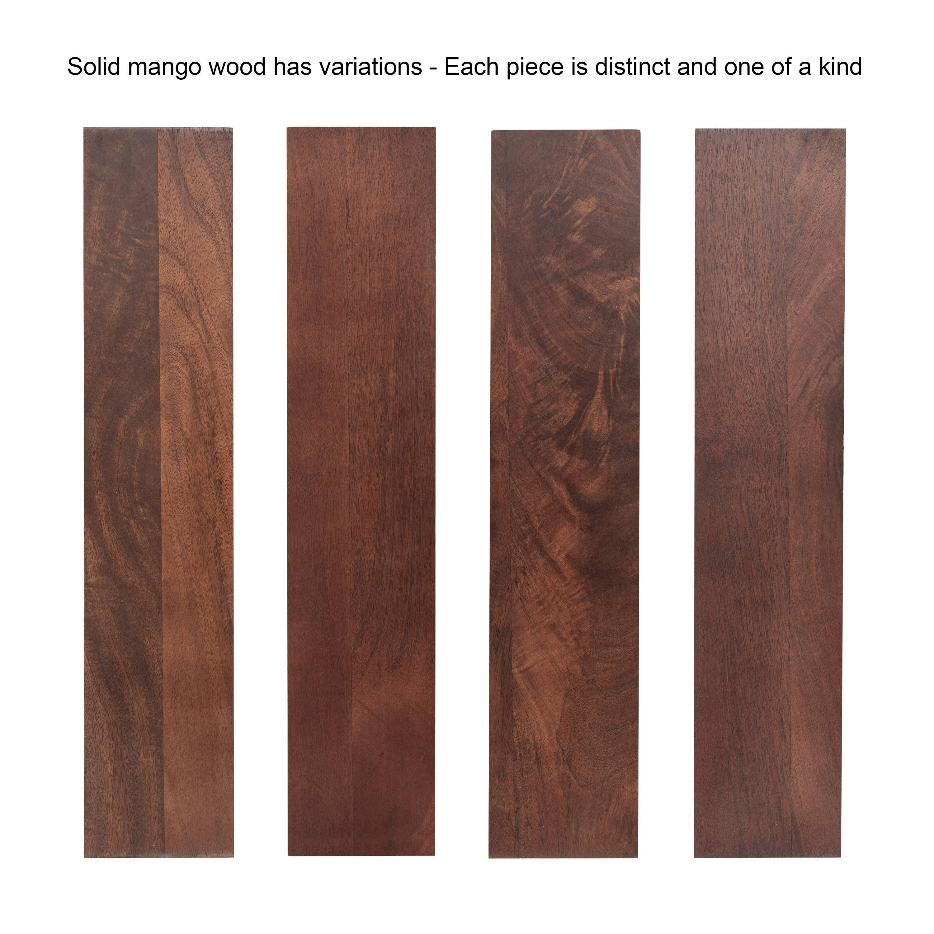 Walnut Brown Wood Side Table X59277