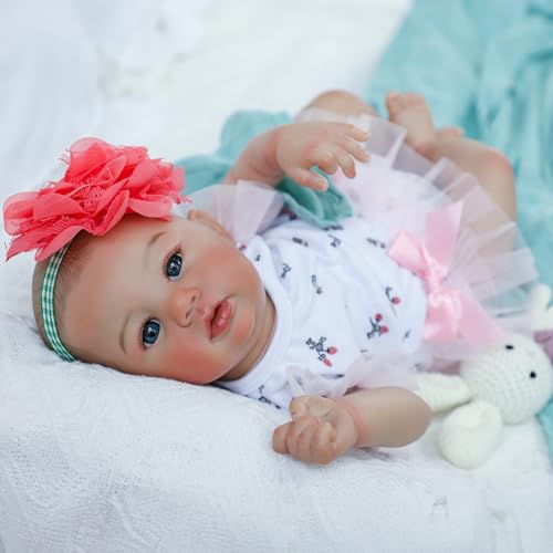 18 Inch Lifelike Reborn Baby Doll with Soft Weighted Body N523