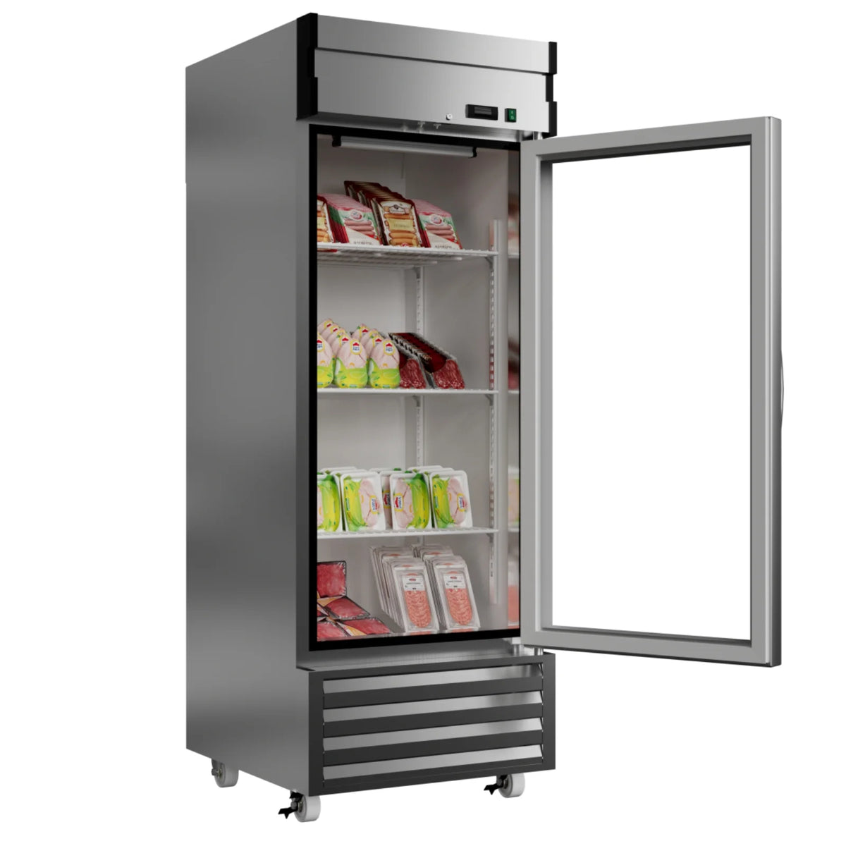 Single Door Glass Door Refrigerator S69927