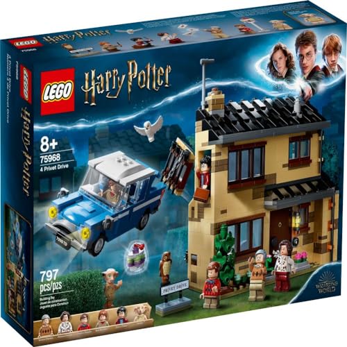 Harry Potter House and Flying Car Toy with Minifigures L10420