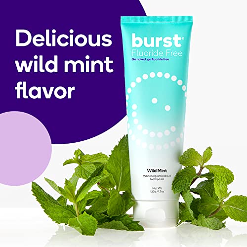 4.7oz 2 Pack Wild Mint Fluoride Free Whitening Toothpaste W68350