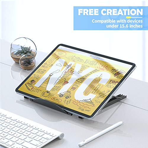 Black Foldable Portable Laptop Stand B58347