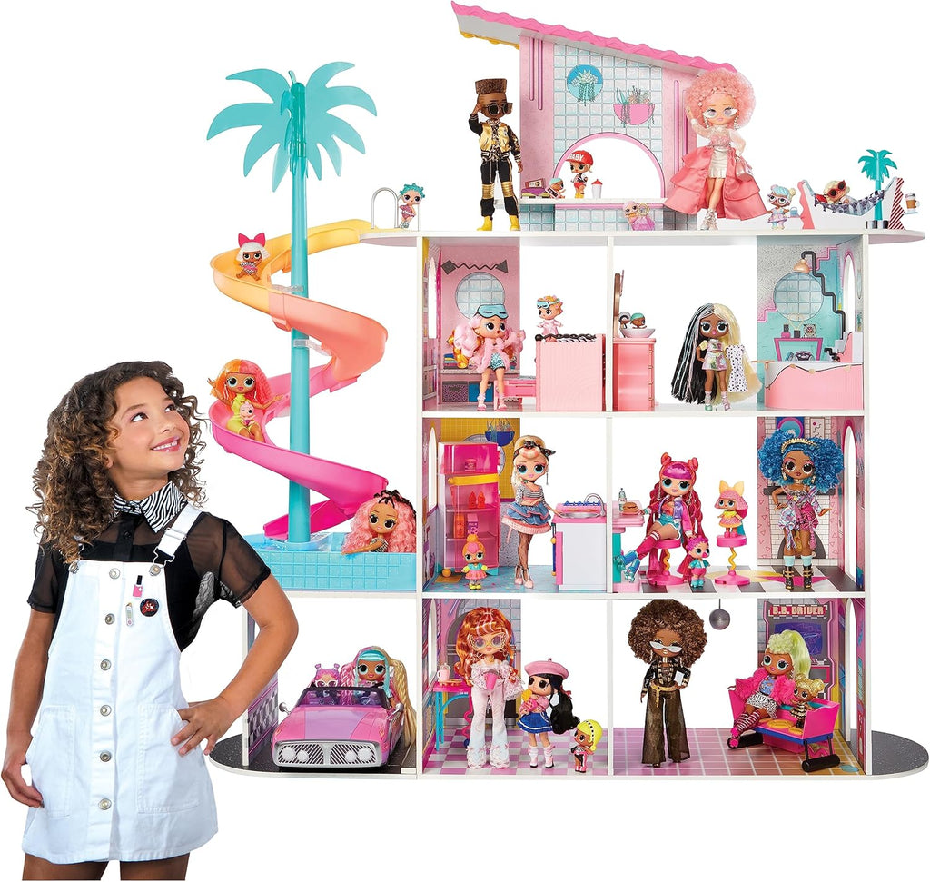 OMG Fashion House Playset with 85+ Surprises and Real Wood K231294