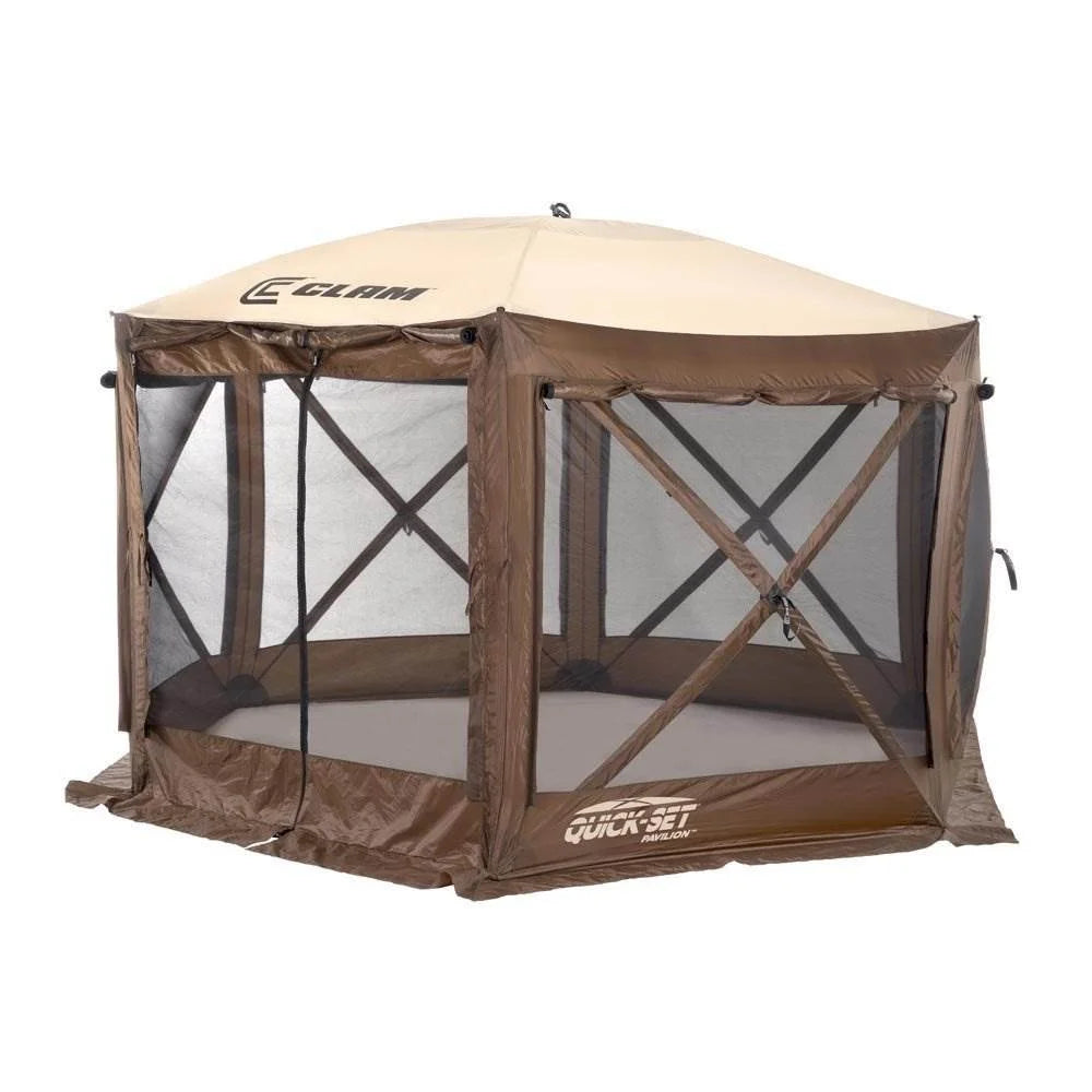 12.5' Portable Outdoor Gazebo Canopy Tent with Floor Tarp C276